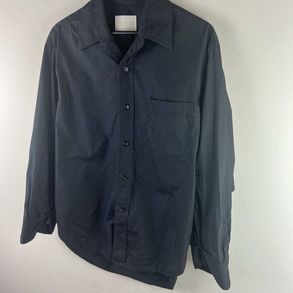 Citizens of Humanity Womens Button Down Kayla Shirt Black Cotton Size M - Picture 5 of 8